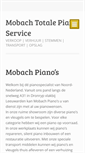 Mobile Screenshot of mobachpiano.nl